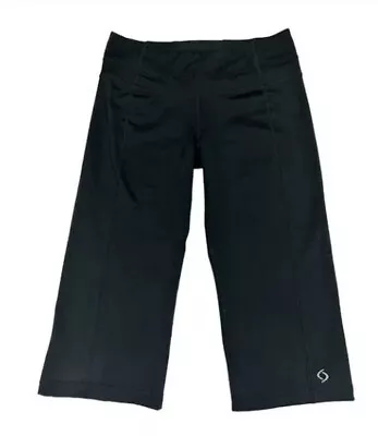 Moving Comfort Size Small Stretch Black Capri Yoga Pants New-No Tags • $12.99