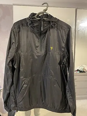 Mens Farah Wet Look Smock Jacket • £5