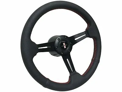 1985 -92 Camaro IROC S6 Sport Steering Wheel Brushed Kit Red Stitch • $287.09