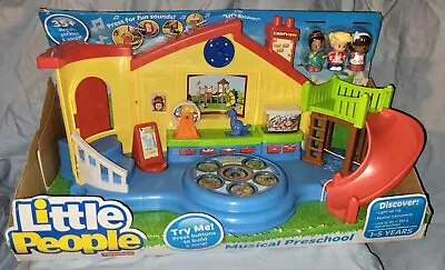 NEW Fisher-Price Little People Musical Preschool School Playground Playset • $89.95