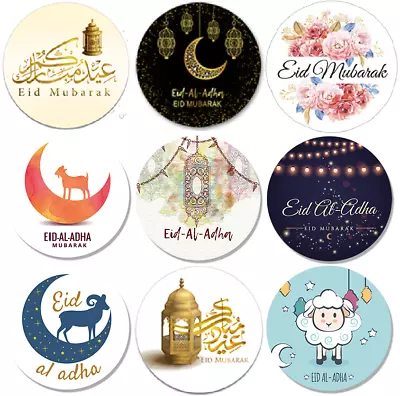£2.79 • Buy 100 Eid Mubarak Stickers Ramadan Celebration Islam Muslim Labels Al-Adha Al-Fitr