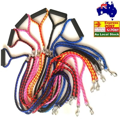 $12 • Buy 2 Way No Tangle Coupler Multiple Duplex Double Dog Pet Walking Lead Nylon Leash