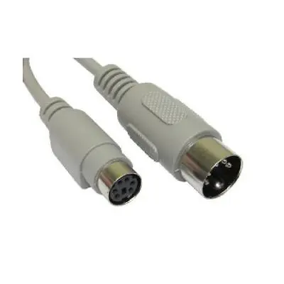 GP189 6 Pin Mini Din Female To 5 Pin Din Male Keyboard Cable Adaptor • £4.79