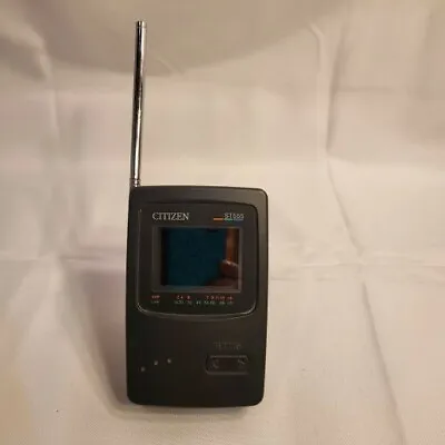 Vintage LCD TV Citizen ST-555 Mini Portable • $19.99