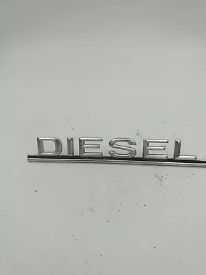 Vintage 70's Mercedes Benz Diesel Trunk Aluminum Emblem • $24.99