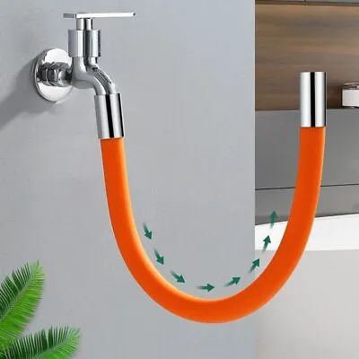 Faucet Extension Extender 360° Universal Rotation Pipe Kitchen Tap Accessories • £8.39