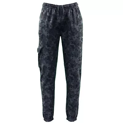 Game Mens Army Digital Camouflage  Jogging Bottom Military Camo Jogger Midnight • £19.45