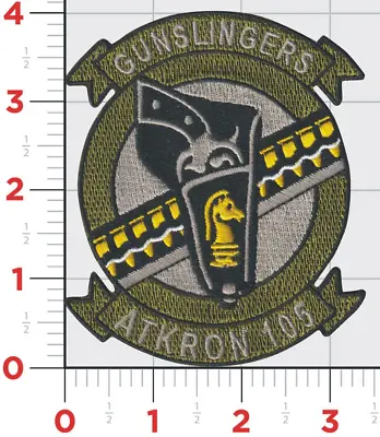 $28.99 • Buy 4  Navy Va-105 Gunslingers Atkron 105 Wing Squadron Military Embroidered Patch