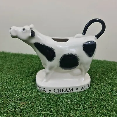 Rare Fairmont & Main - Down On The Farm  LULU  Creamer Pottery Cow Milk Jug  • £11.95