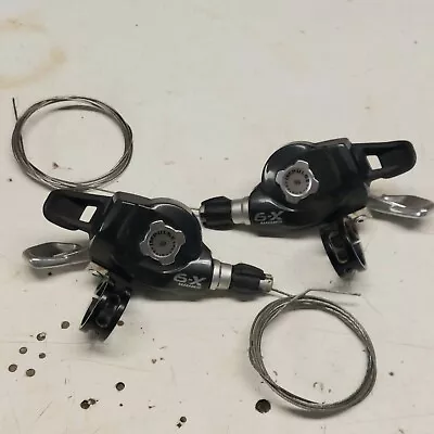 SRAM X9 Mountain Bike Trigger Shifters 3x9 Left Right 9 Speed Impulse Control  • $10