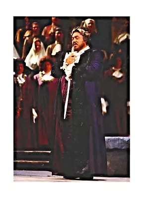 1986 Vintage Print Luciano Pavarotti 1982 Idomeneo Metropolitan Opera Met • $24.88