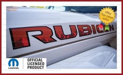 Jeep Wrangler Hood Stickers 2x Jeep Wrangler Rubicon Hood Decal