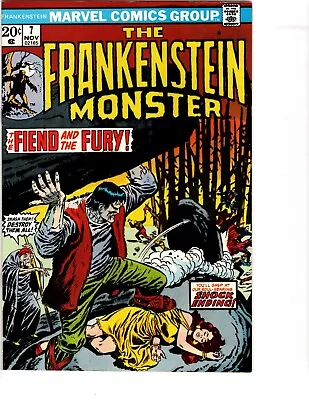 Frankenstein #7 High Grade Book! NM Or Better! Dracula Cameo Free Shipping! • $50