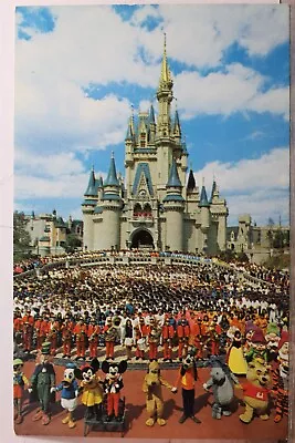 Walt Disney World Cinderella Castle Mickey Mouse Postcard Old Vintage Card View • $0.50