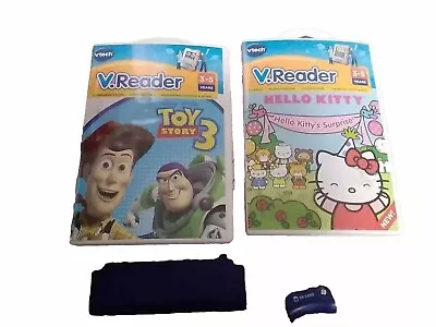 Lot VTech Blue V.Reader System Replacement Battery Cover Toy Story 3 Hello Kitty • $19.99