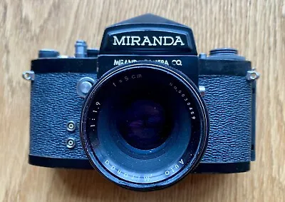 Miranda F SLR 35mm Film Camera Black. With 50mm F 1.9 Lens. Working • £99.99