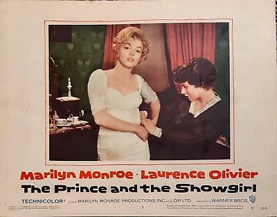 Marilyn Monroe The Prince And The Showgirl Original Lobby Card #3 (1957) 11 X14  • $100