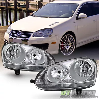 2006 2007 2008 2009 Volkswagen GTI/Jetta/Rabbit Headlights Headlamps Left+Right • $98.99