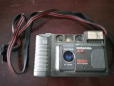 Miranda A-X Auto Focus DX Compact Vintage Camera 35mm • £9.44