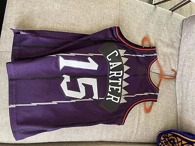 Toronto Raptors Vince Carter Purple Vintage Throwback #15 Jersey Medium • $19.50