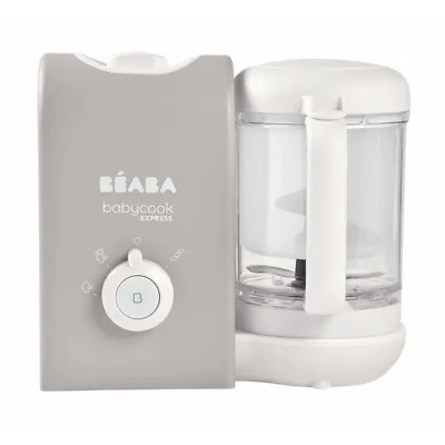 Béaba Babycook Solo Express Baby Food Steamer Blender Grey • £139.99