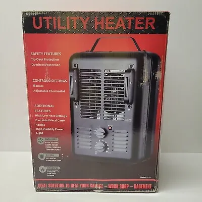 Utility Milkhouse Style Electric Fan-Forced Space Heater - New! • $34.95