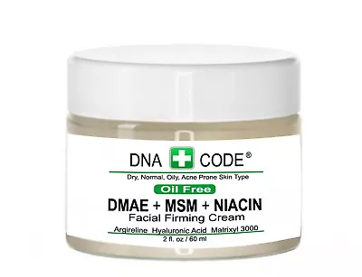 $29.95 • Buy OIL FREE DMAE+MSM+Niacin Firming Cream W/  Argireline, Hyaluronic,Matrixyl 3000