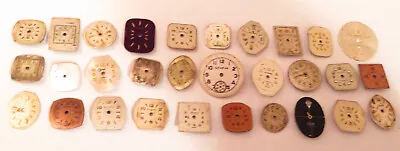 Ladies Wristwatch Faces Lot Of 30 Vintage Parts Steampunk Art Craft Jewelry • $23.99