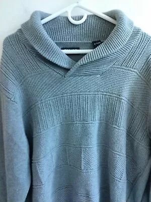 Chaps Sweater - Men's Heavy Knit Shaw Neck Sweater Size XL • $10