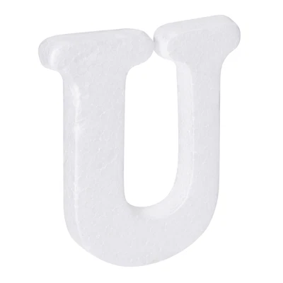 £3.28 • Buy Foam Letters U Letter EPS White Polystyrene Letter Foam 100mm/4 Inch