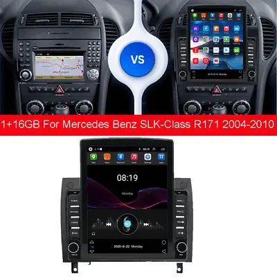9.7  Android 11 Stereo Radio GPS Head Unit For Mercedes SLK Class R171 2004-2010 • $177.59