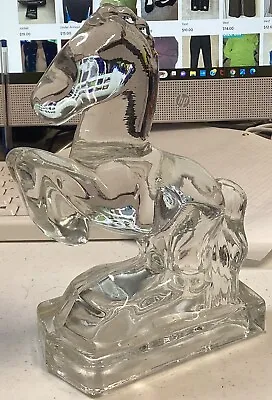 Vintage Glass Horse Figurine • $17.99