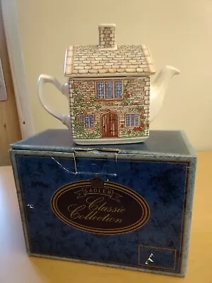 £10 • Buy Sadler 17th Century Cottage Teapot, English Country Houses, Boxed Exc