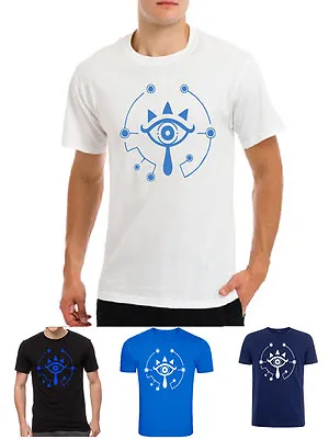 Legend Of Zelda Breath Of The Wild Symbol Game Gamer Eye T-shirt • £7.99