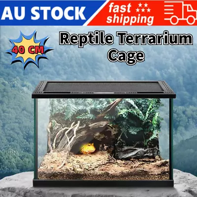 40cm Reptile Terrarium Cage Enclosure Lizard Snake Frog Spider Scorpion Insect  • $92.88