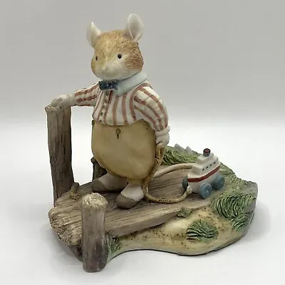 Foxwood Tales Villeroy Boch “Harvey Mouse”Figurine Vintage 1994 Figurine Picnic • $32.14