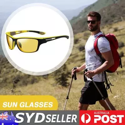 Polarized Sunglasses Men Women Driving Cycling Night Vision Glasses (D) • $11.19
