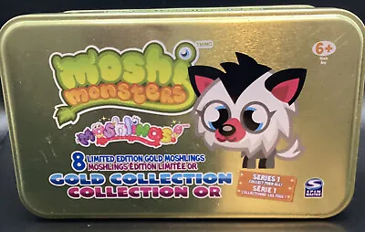 Spin Master Moshi Monsters 8 Limited Edition Gold Characters With Original Metal • $22