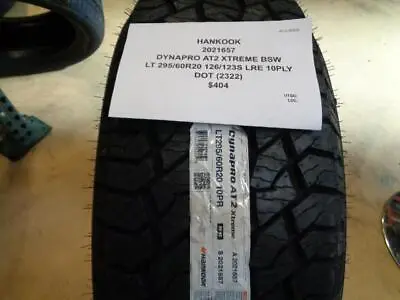 Hankook Dynapro At2 Xtreme Bsw Lt 295 60 20 126/123s Lre 10ply Tire 2021657 Bq4 • $395.99