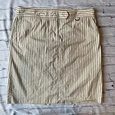 J.Crew Skirt Striped Lightweight Cotton Retro Preppy Academiacore • $15