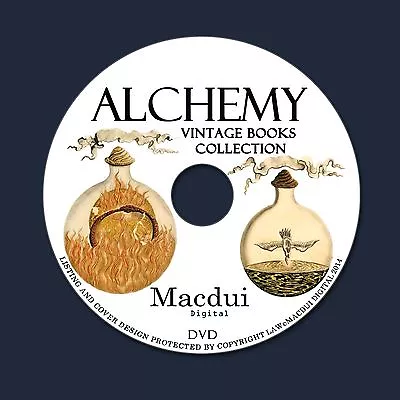 Alchemy Vintage Books Collection 114 PDF E-Books/Manuscripts 1 DVD Rosicrucians • £6.99