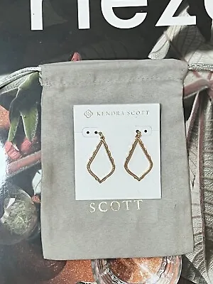 Kendra Scott Sophia Drop Earrings In Rose Gold • £30