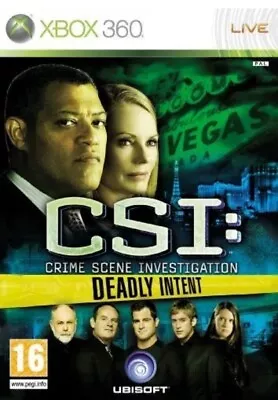 CSI: Deadly Intent (Xbox 360) PEGI 16+ Adventure Expertly Refurbished Product • £4.99