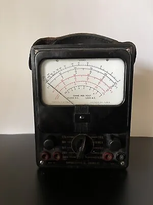 The Original Model SIMPSON 260 With Box VOLT Ohm Milliammeter Multimeter RARE! • $55