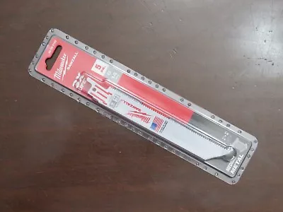 Milwaukee 48-00-5182 6  14 TPI Metal Sawzall Blade (5 PK) • $11