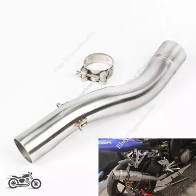 For Kawasaki Ninja ZX-10R ZX10R 2004 2005 Exhaust Mid Link Pipe Slip On 51mm Tip • $65.70