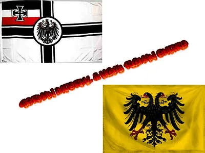 3x5 German Imperial Crest With Holy Roman Empire Flag 3'x5' Brass Grommets • $27.63