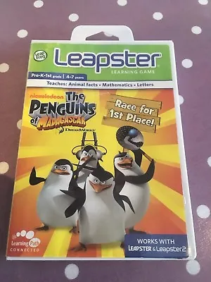 Leapfrog Leapster 2 The Penguins Of Madagascar Maths/Letters Game Cartridge Box • £7.49