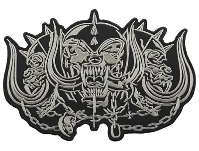 Motorhead Iron-on & Sew-on Back Patch | Motörhead Warpig Heavy Metal Band Logo • $17.99