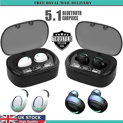 Bluetooth Wireless Headphones Earphones Mini In-Ear Pods For All Mobile Phones • £15.69